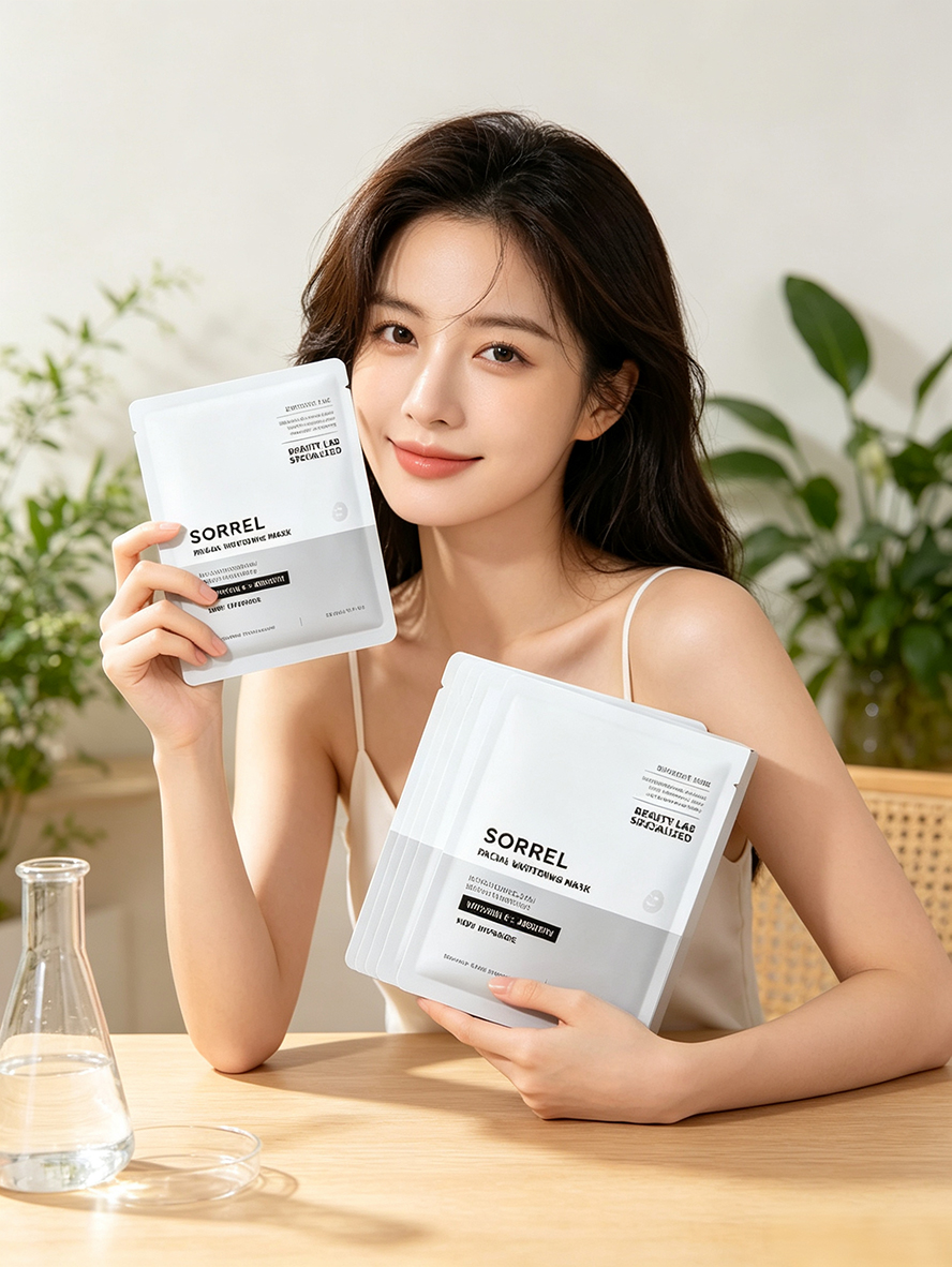 SORREL facial mask campaign image