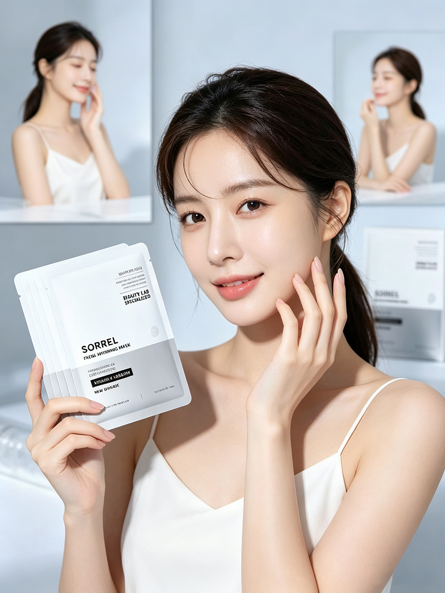 SORREL Hydrating Repair Facial Mask campaign portrait